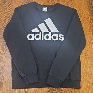 Adidas Men's Black Crewneck Sweatshirt Size M